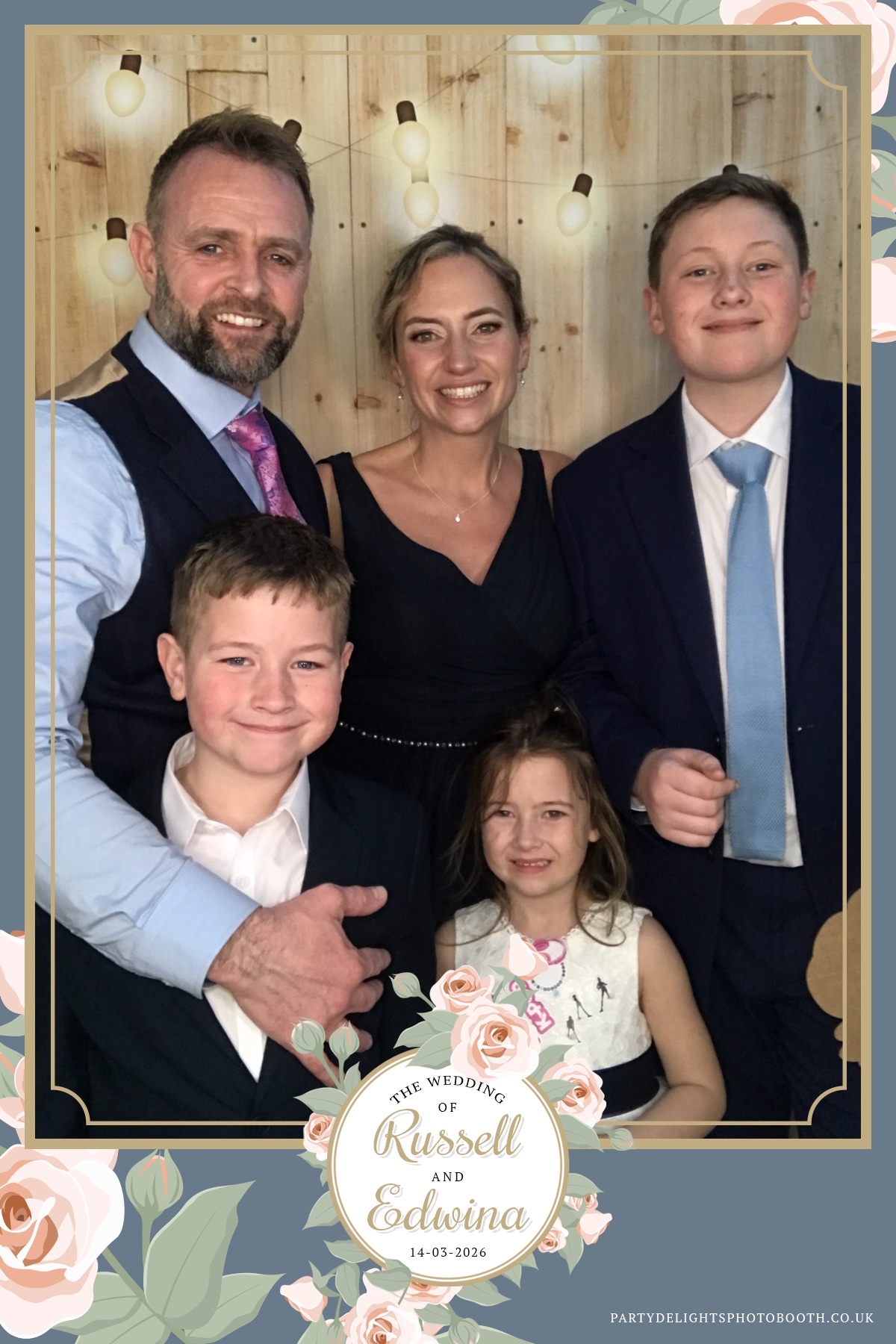 Russell and Edwina's wedding | View more photos from the event at gallery.partydelightsphotobooth.co.uk/u/PartyDelightsPhotoBooth/Russell-and-Edwinas-wedding