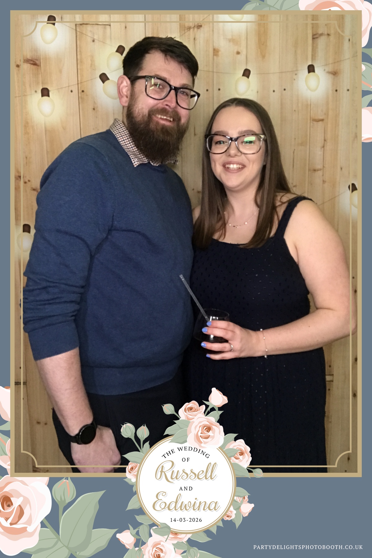Russell and Edwina's wedding | View more photos from the event at gallery.partydelightsphotobooth.co.uk/u/PartyDelightsPhotoBooth/Russell-and-Edwinas-wedding