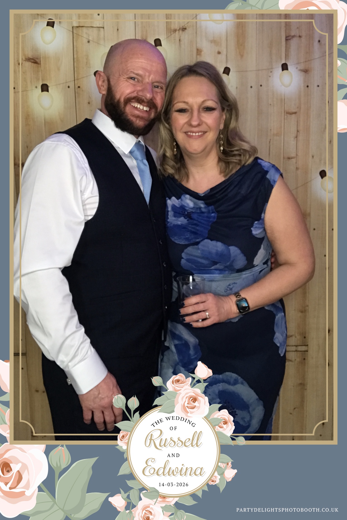 Russell and Edwina's wedding | View more photos from the event at gallery.partydelightsphotobooth.co.uk/u/PartyDelightsPhotoBooth/Russell-and-Edwinas-wedding
