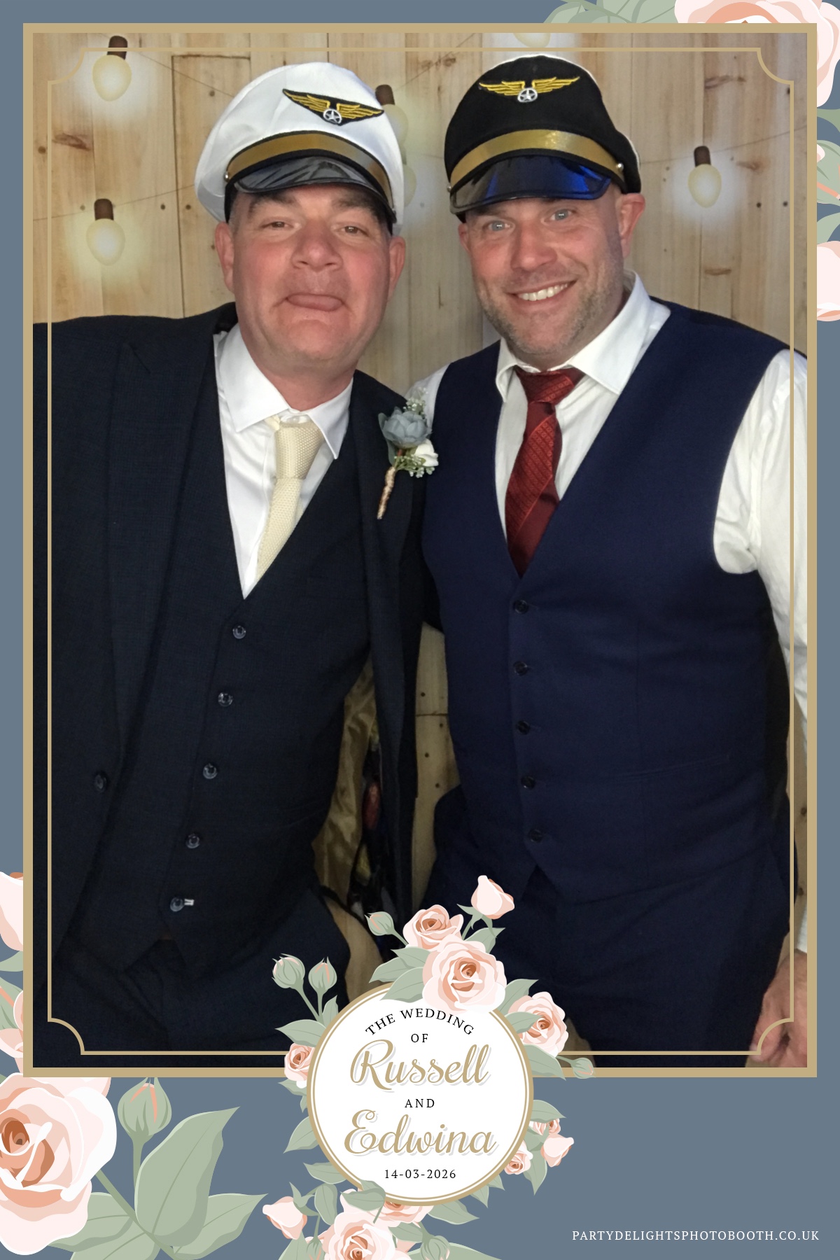 Russell and Edwina's wedding | View more photos from the event at gallery.partydelightsphotobooth.co.uk/u/PartyDelightsPhotoBooth/Russell-and-Edwinas-wedding