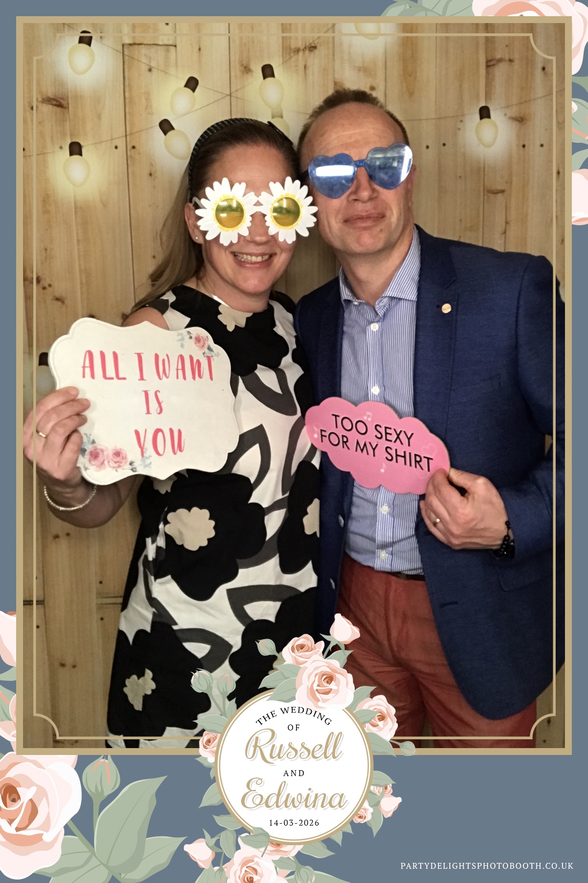 Russell and Edwina's wedding | View more photos from the event at gallery.partydelightsphotobooth.co.uk/u/PartyDelightsPhotoBooth/Russell-and-Edwinas-wedding