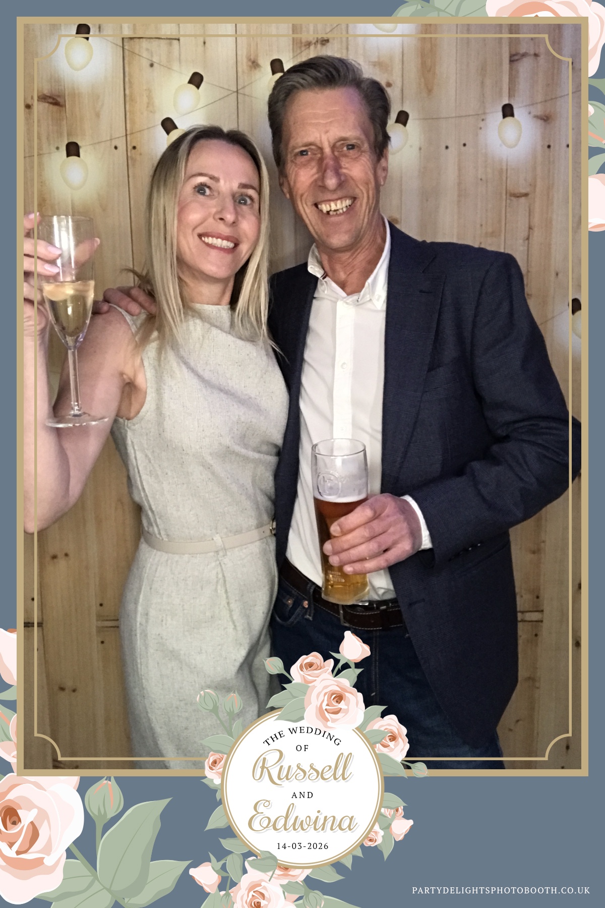 Russell and Edwina's wedding | View more photos from the event at gallery.partydelightsphotobooth.co.uk/u/PartyDelightsPhotoBooth/Russell-and-Edwinas-wedding