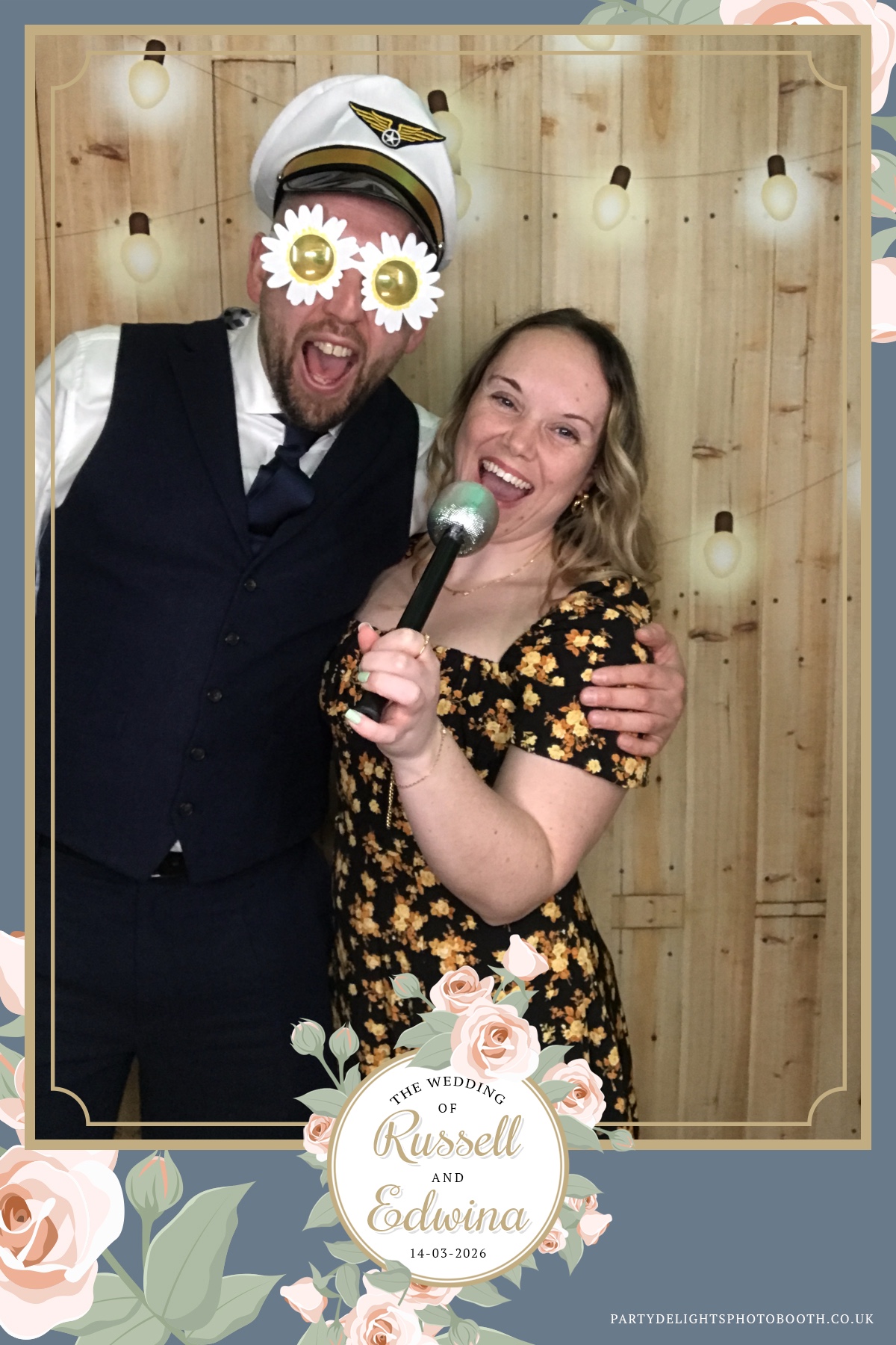 Russell and Edwina's wedding | View more photos from the event at gallery.partydelightsphotobooth.co.uk/u/PartyDelightsPhotoBooth/Russell-and-Edwinas-wedding