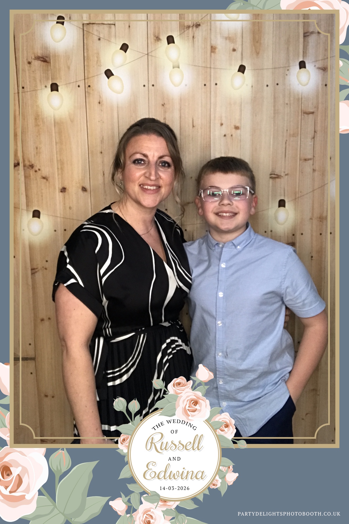 Russell and Edwina's wedding | View more photos from the event at gallery.partydelightsphotobooth.co.uk/u/PartyDelightsPhotoBooth/Russell-and-Edwinas-wedding