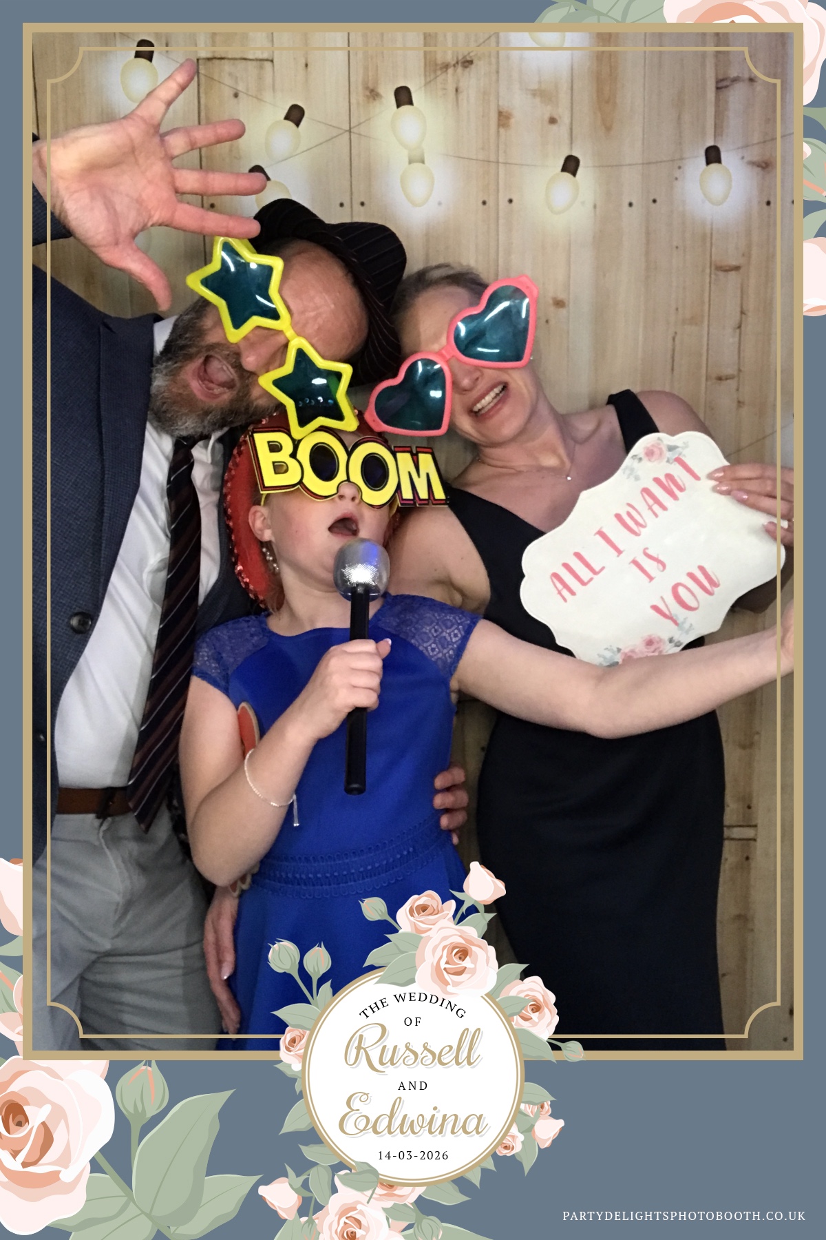 Russell and Edwina's wedding | View more photos from the event at gallery.partydelightsphotobooth.co.uk/u/PartyDelightsPhotoBooth/Russell-and-Edwinas-wedding