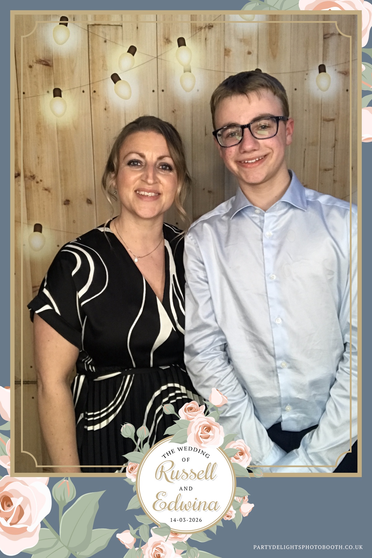 Russell and Edwina's wedding | View more photos from the event at gallery.partydelightsphotobooth.co.uk/u/PartyDelightsPhotoBooth/Russell-and-Edwinas-wedding