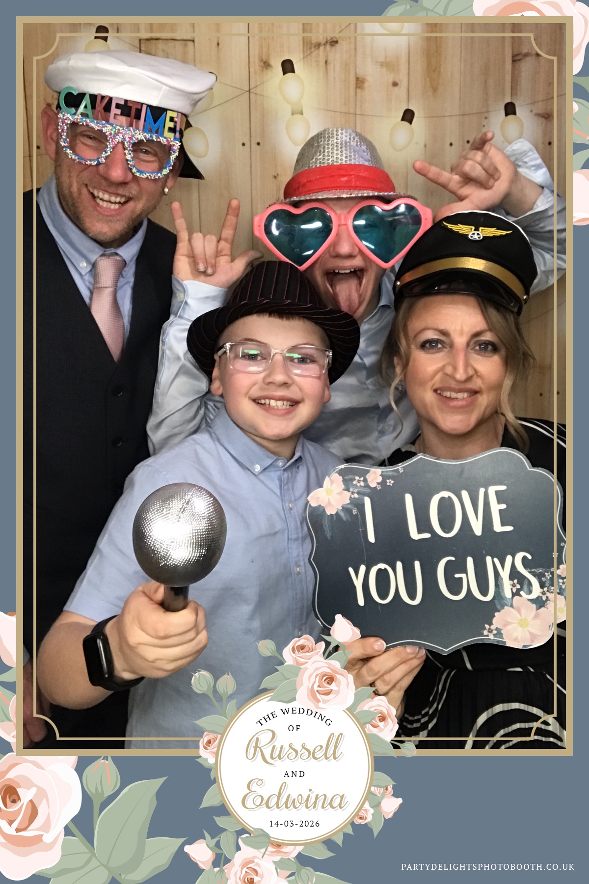 Russell and Edwina's wedding | View more photos from the event at gallery.partydelightsphotobooth.co.uk/u/PartyDelightsPhotoBooth/Russell-and-Edwinas-wedding