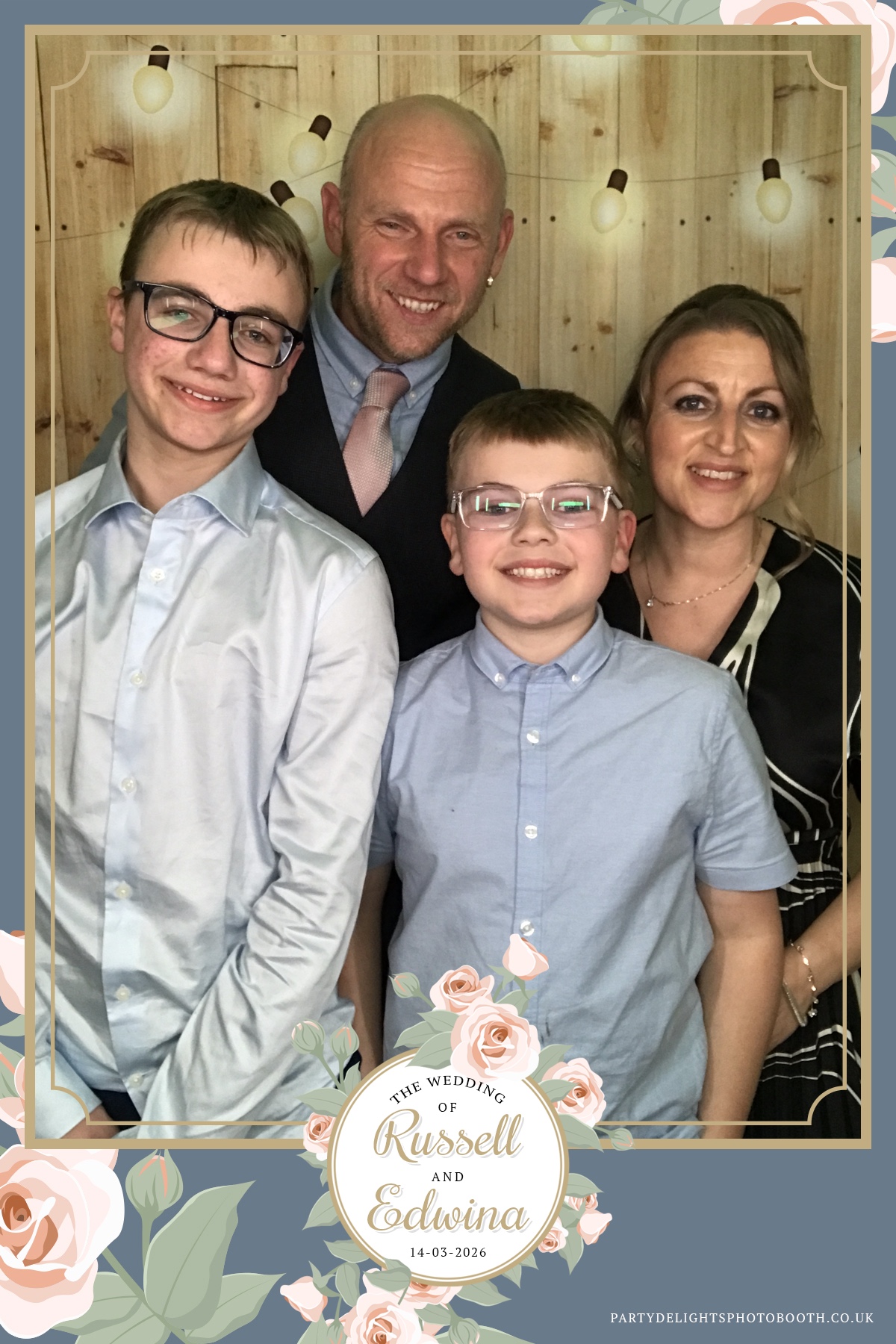 Russell and Edwina's wedding | View more photos from the event at gallery.partydelightsphotobooth.co.uk/u/PartyDelightsPhotoBooth/Russell-and-Edwinas-wedding