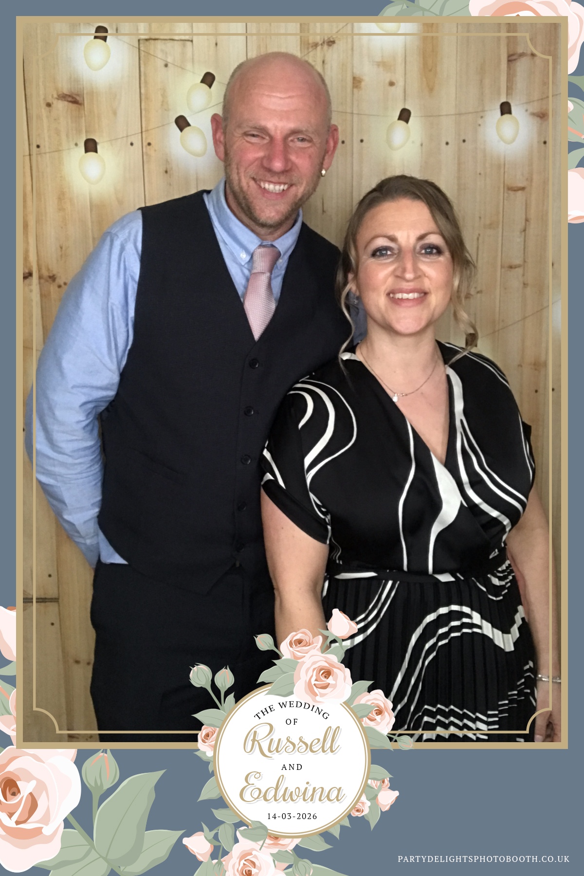 Russell and Edwina's wedding | View more photos from the event at gallery.partydelightsphotobooth.co.uk/u/PartyDelightsPhotoBooth/Russell-and-Edwinas-wedding