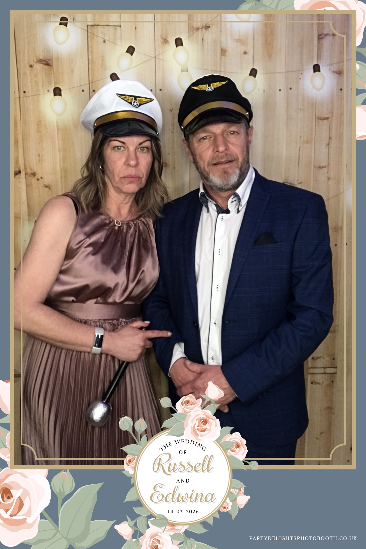 Russell and Edwina's wedding | View more photos from the event at gallery.partydelightsphotobooth.co.uk/u/PartyDelightsPhotoBooth/Russell-and-Edwinas-wedding