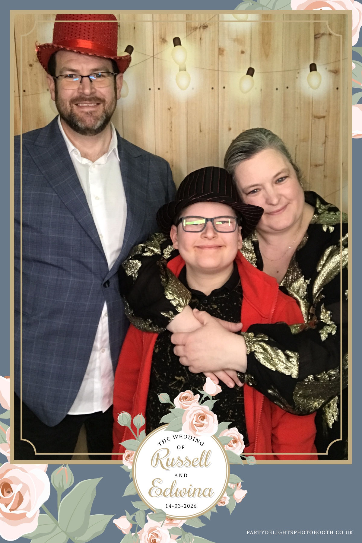 Russell and Edwina's wedding | View more photos from the event at gallery.partydelightsphotobooth.co.uk/u/PartyDelightsPhotoBooth/Russell-and-Edwinas-wedding