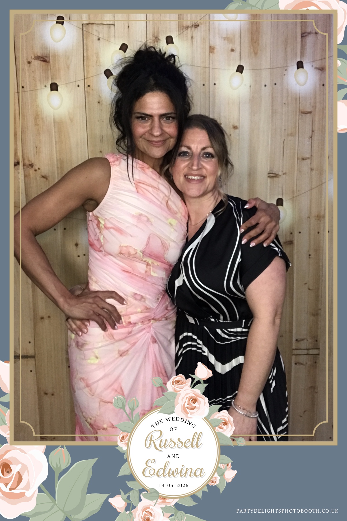 Russell and Edwina's wedding | View more photos from the event at gallery.partydelightsphotobooth.co.uk/u/PartyDelightsPhotoBooth/Russell-and-Edwinas-wedding