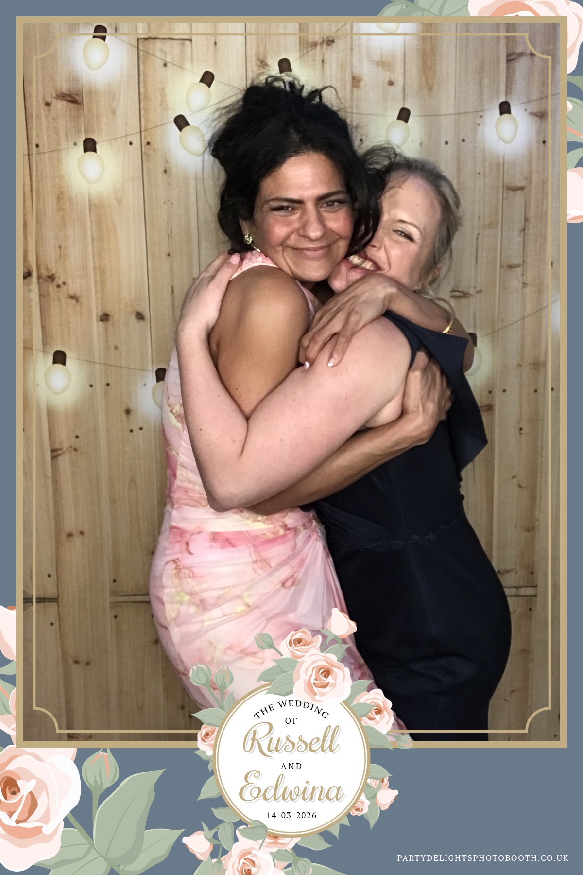 Russell and Edwina's wedding | View more photos from the event at gallery.partydelightsphotobooth.co.uk/u/PartyDelightsPhotoBooth/Russell-and-Edwinas-wedding