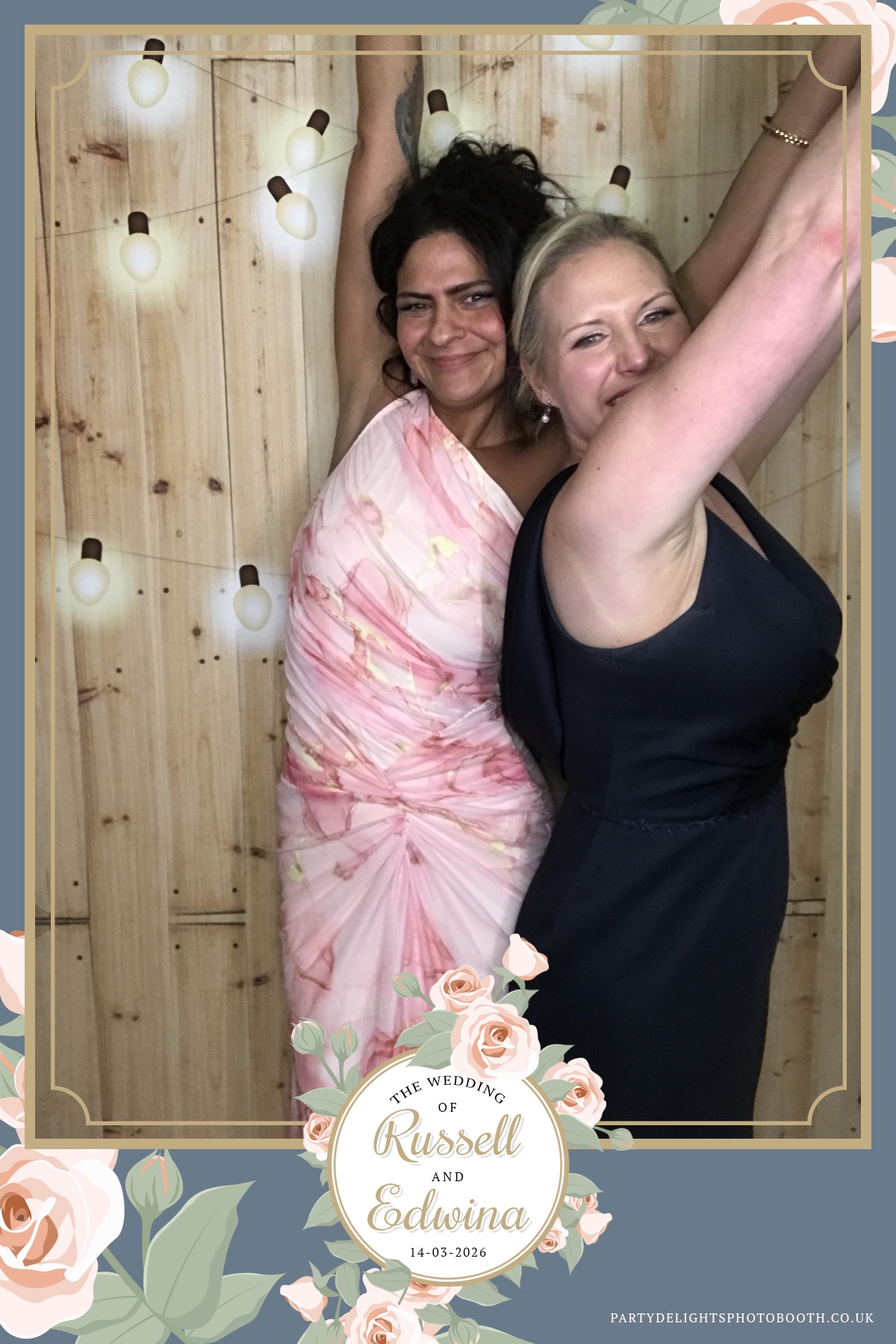 Russell and Edwina's wedding | View more photos from the event at gallery.partydelightsphotobooth.co.uk/u/PartyDelightsPhotoBooth/Russell-and-Edwinas-wedding