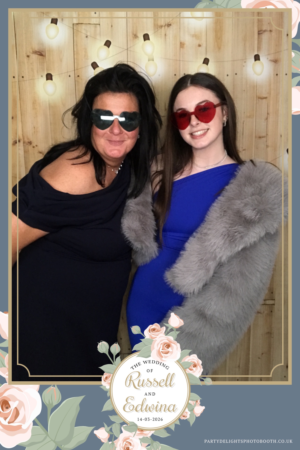 Russell and Edwina's wedding | View more photos from the event at gallery.partydelightsphotobooth.co.uk/u/PartyDelightsPhotoBooth/Russell-and-Edwinas-wedding