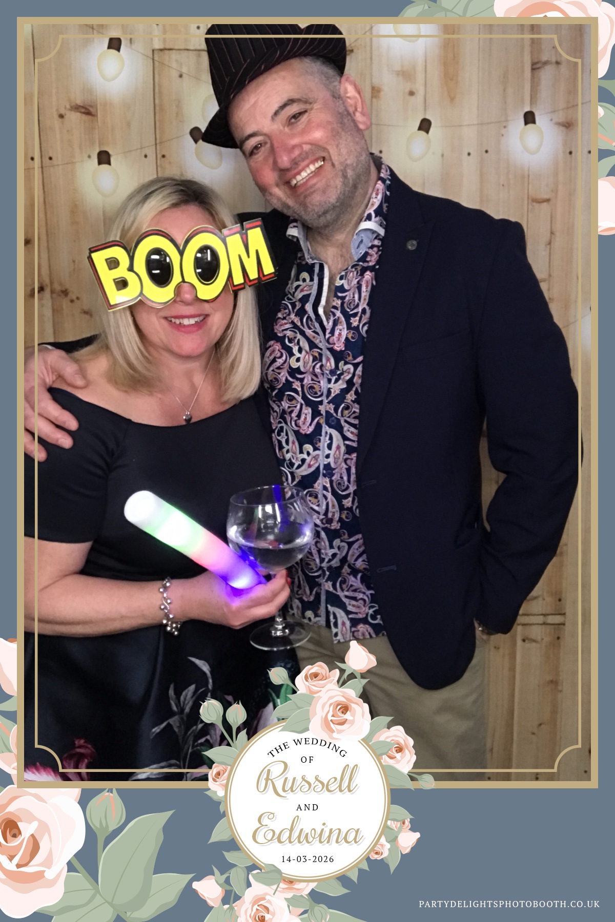 Russell and Edwina's wedding | View more photos from the event at gallery.partydelightsphotobooth.co.uk/u/PartyDelightsPhotoBooth/Russell-and-Edwinas-wedding
