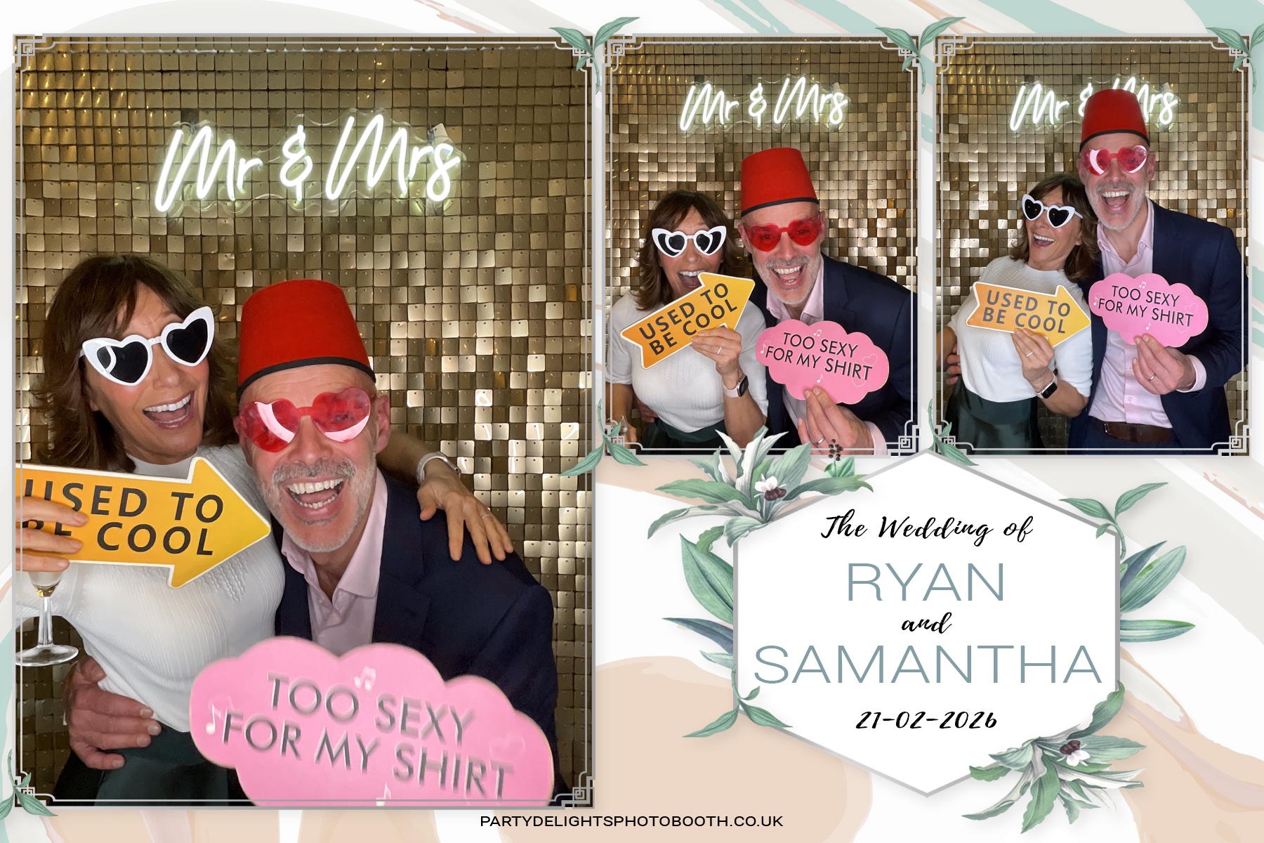 Samantha & Ryan Powar | View more photos from the event at gallery.partydelightsphotobooth.co.uk/u/PartyDelightsPhotoBooth/Samantha-Ryan-Powar