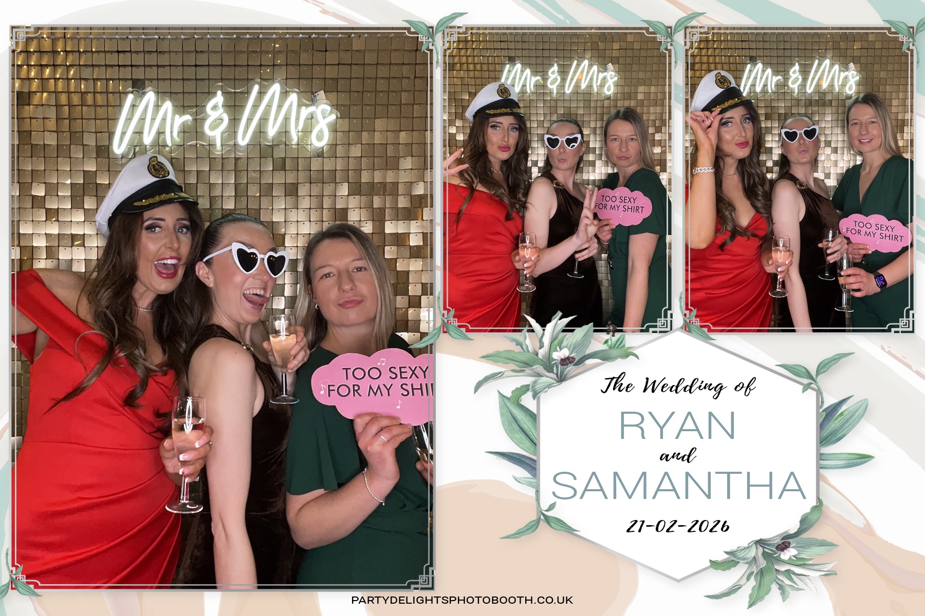 Samantha & Ryan Powar | View more photos from the event at gallery.partydelightsphotobooth.co.uk/u/PartyDelightsPhotoBooth/Samantha-Ryan-Powar
