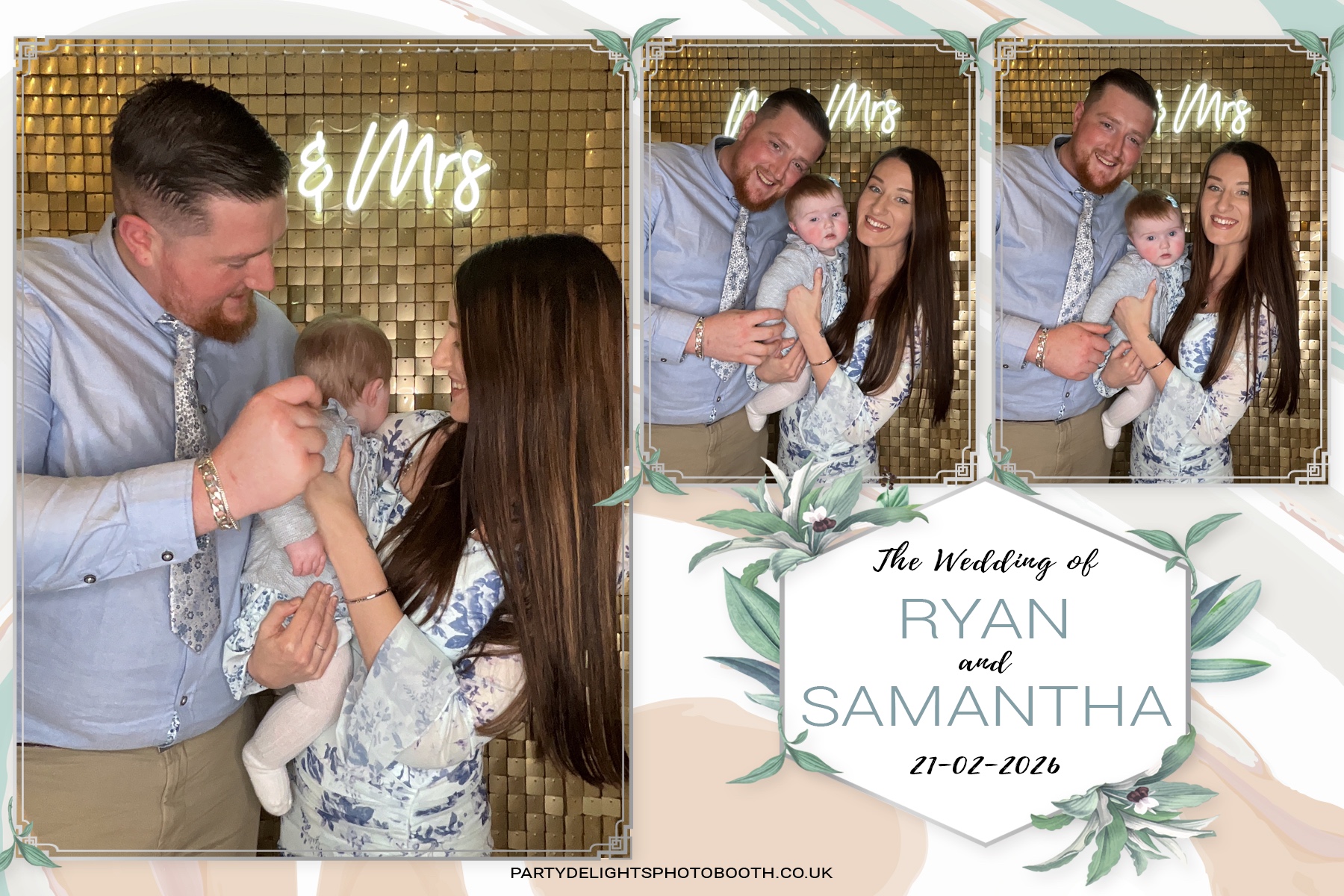 Samantha & Ryan Powar | View more photos from the event at gallery.partydelightsphotobooth.co.uk/u/PartyDelightsPhotoBooth/Samantha-Ryan-Powar