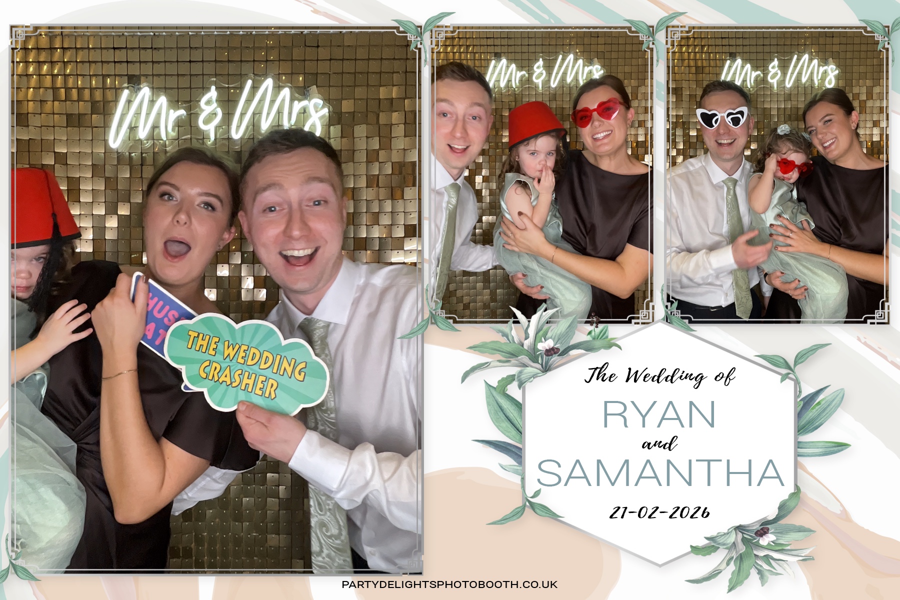 Samantha & Ryan Powar | View more photos from the event at gallery.partydelightsphotobooth.co.uk/u/PartyDelightsPhotoBooth/Samantha-Ryan-Powar