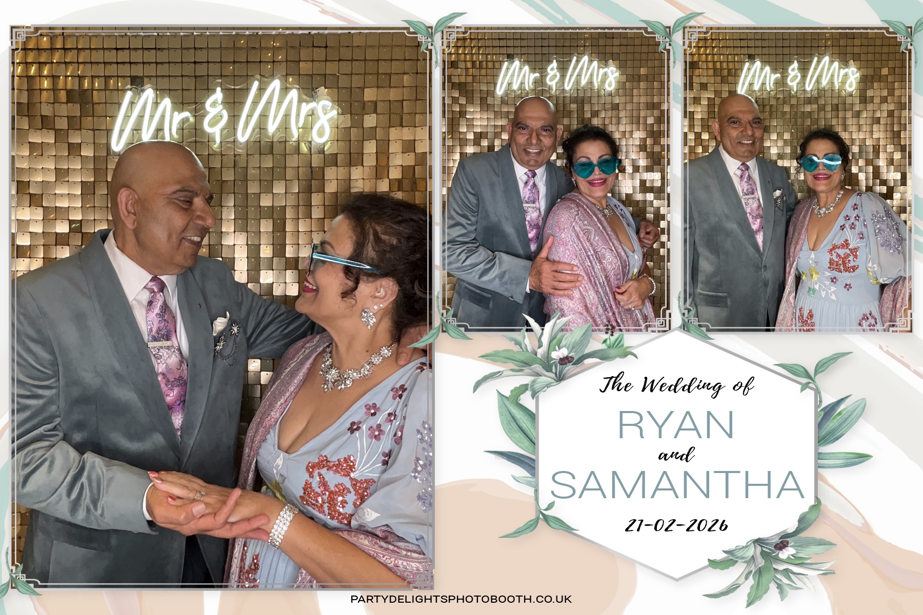 Samantha & Ryan Powar | View more photos from the event at gallery.partydelightsphotobooth.co.uk/u/PartyDelightsPhotoBooth/Samantha-Ryan-Powar