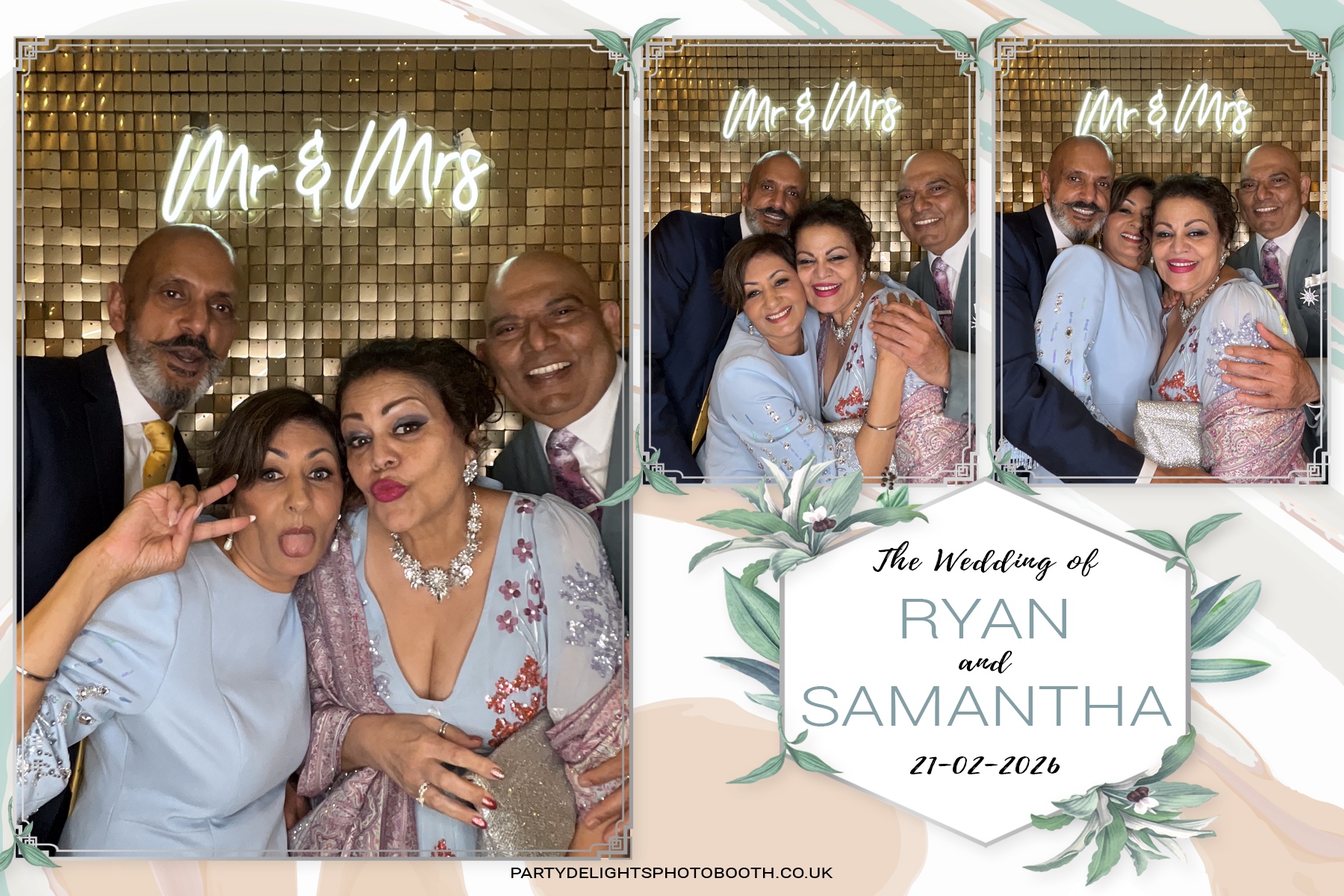 Samantha & Ryan Powar | View more photos from the event at gallery.partydelightsphotobooth.co.uk/u/PartyDelightsPhotoBooth/Samantha-Ryan-Powar