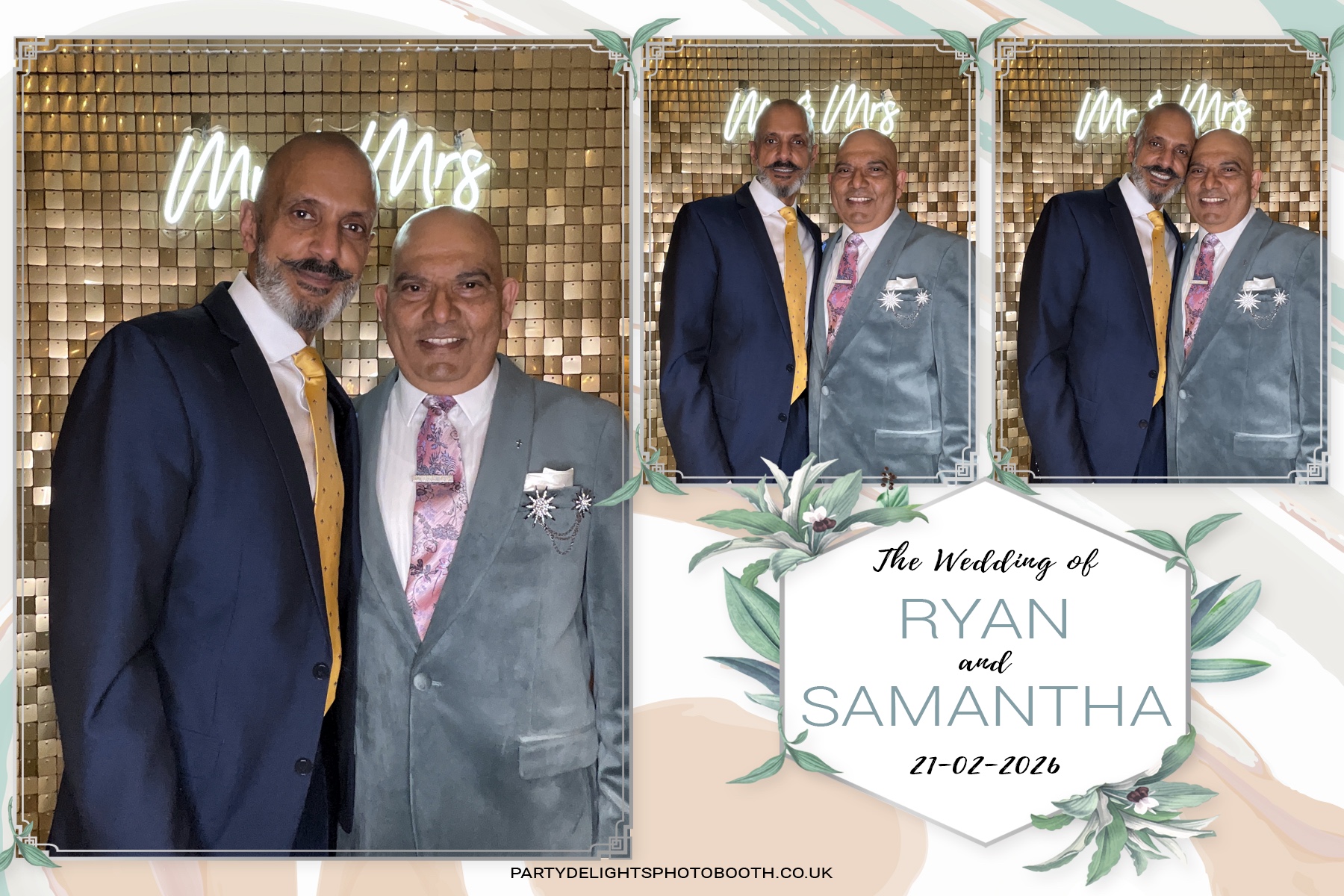 Samantha & Ryan Powar | View more photos from the event at gallery.partydelightsphotobooth.co.uk/u/PartyDelightsPhotoBooth/Samantha-Ryan-Powar