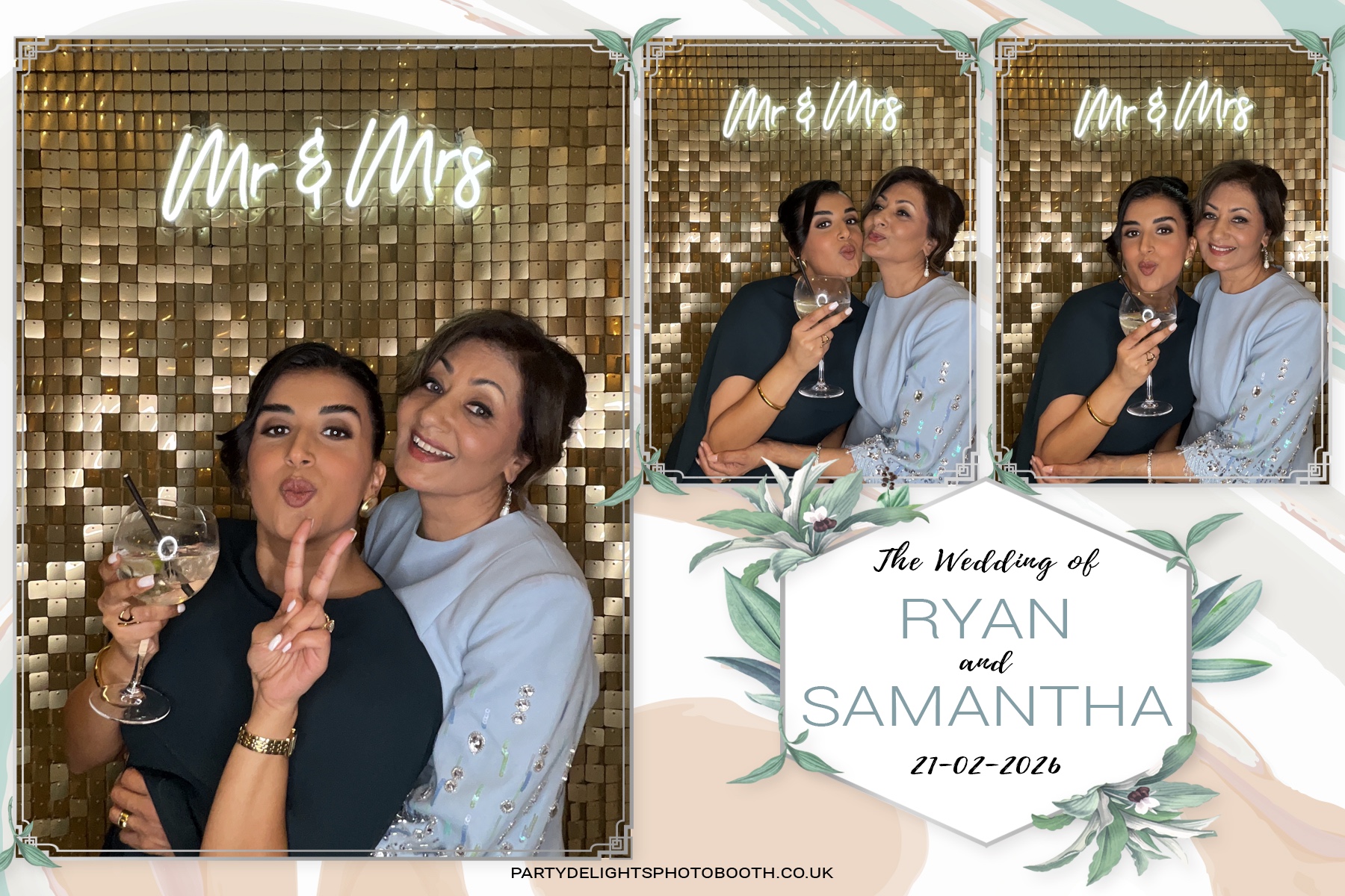 Samantha & Ryan Powar | View more photos from the event at gallery.partydelightsphotobooth.co.uk/u/PartyDelightsPhotoBooth/Samantha-Ryan-Powar