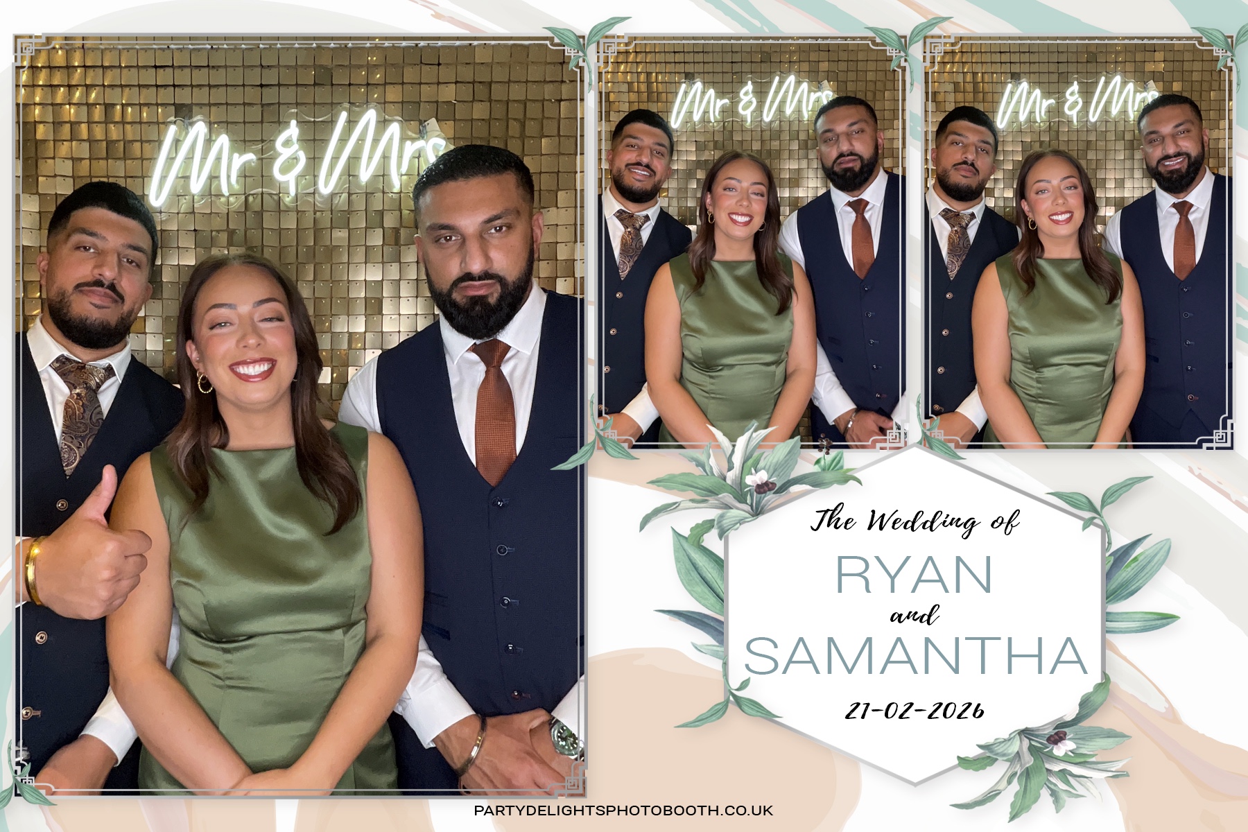 Samantha & Ryan Powar | View more photos from the event at gallery.partydelightsphotobooth.co.uk/u/PartyDelightsPhotoBooth/Samantha-Ryan-Powar