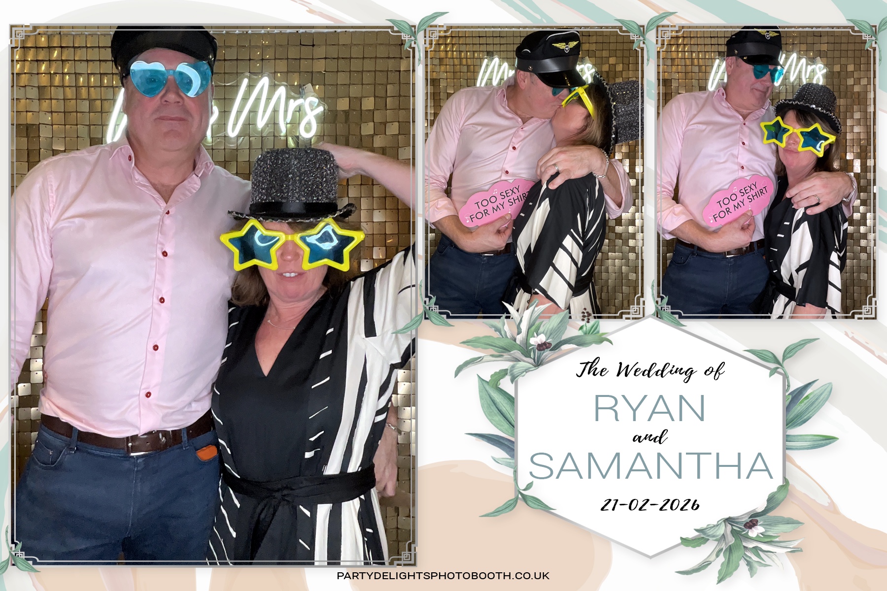 Samantha & Ryan Powar | View more photos from the event at gallery.partydelightsphotobooth.co.uk/u/PartyDelightsPhotoBooth/Samantha-Ryan-Powar