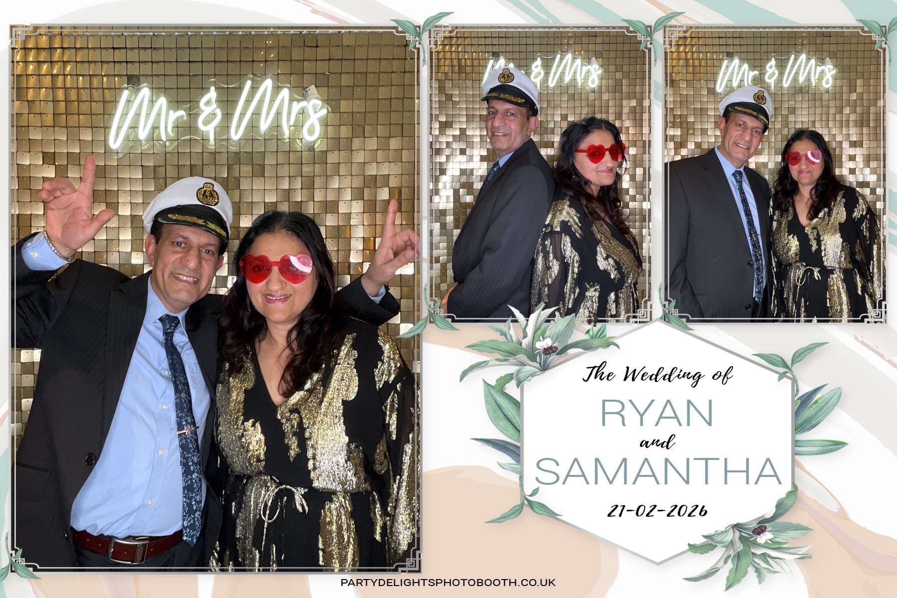 Samantha & Ryan Powar | View more photos from the event at gallery.partydelightsphotobooth.co.uk/u/PartyDelightsPhotoBooth/Samantha-Ryan-Powar