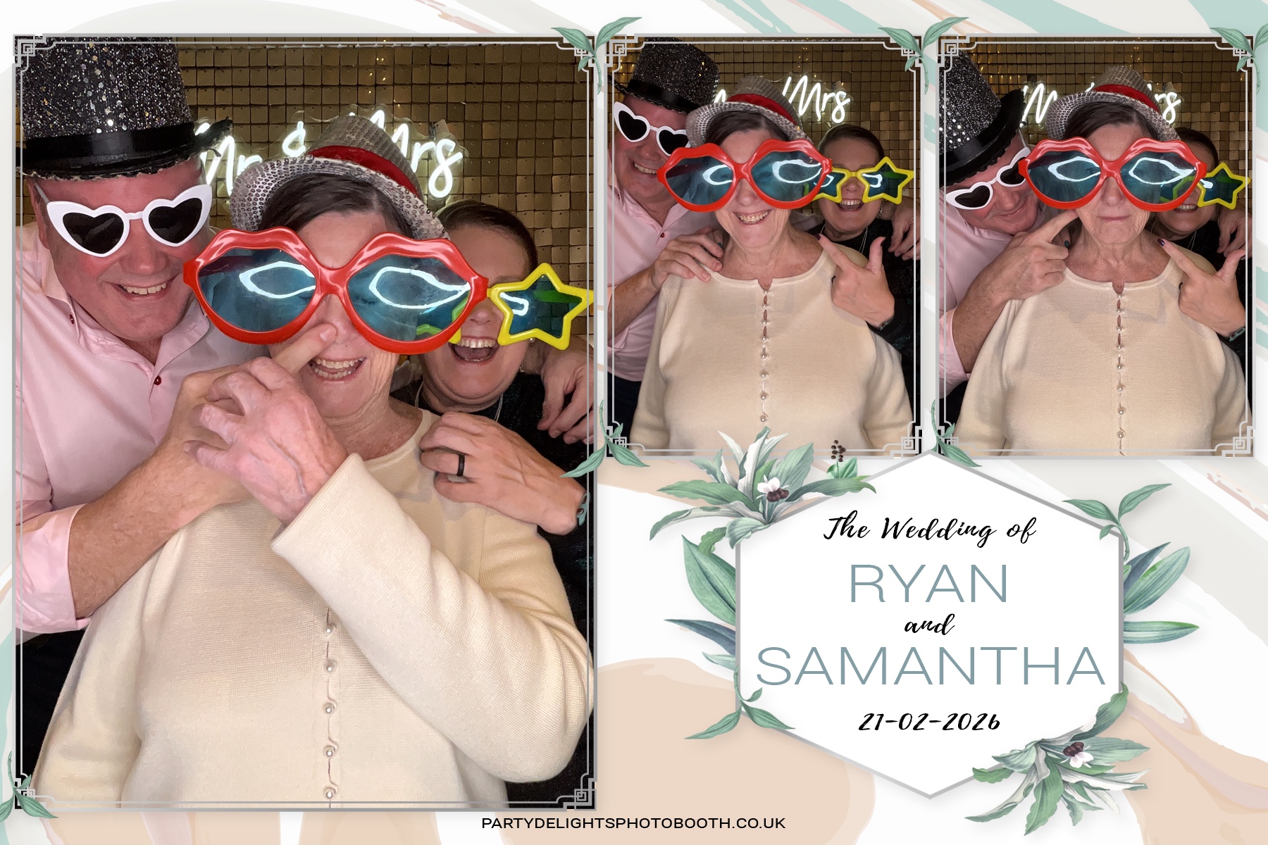 Samantha & Ryan Powar | View more photos from the event at gallery.partydelightsphotobooth.co.uk/u/PartyDelightsPhotoBooth/Samantha-Ryan-Powar