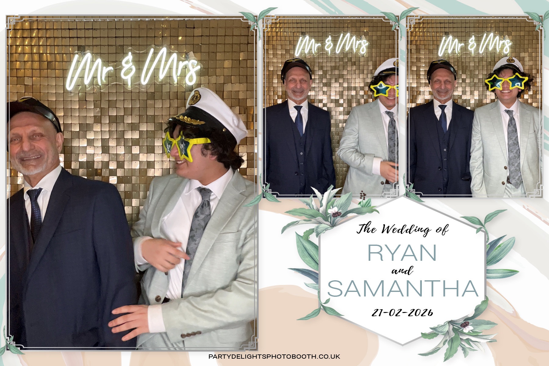 Samantha & Ryan Powar | View more photos from the event at gallery.partydelightsphotobooth.co.uk/u/PartyDelightsPhotoBooth/Samantha-Ryan-Powar