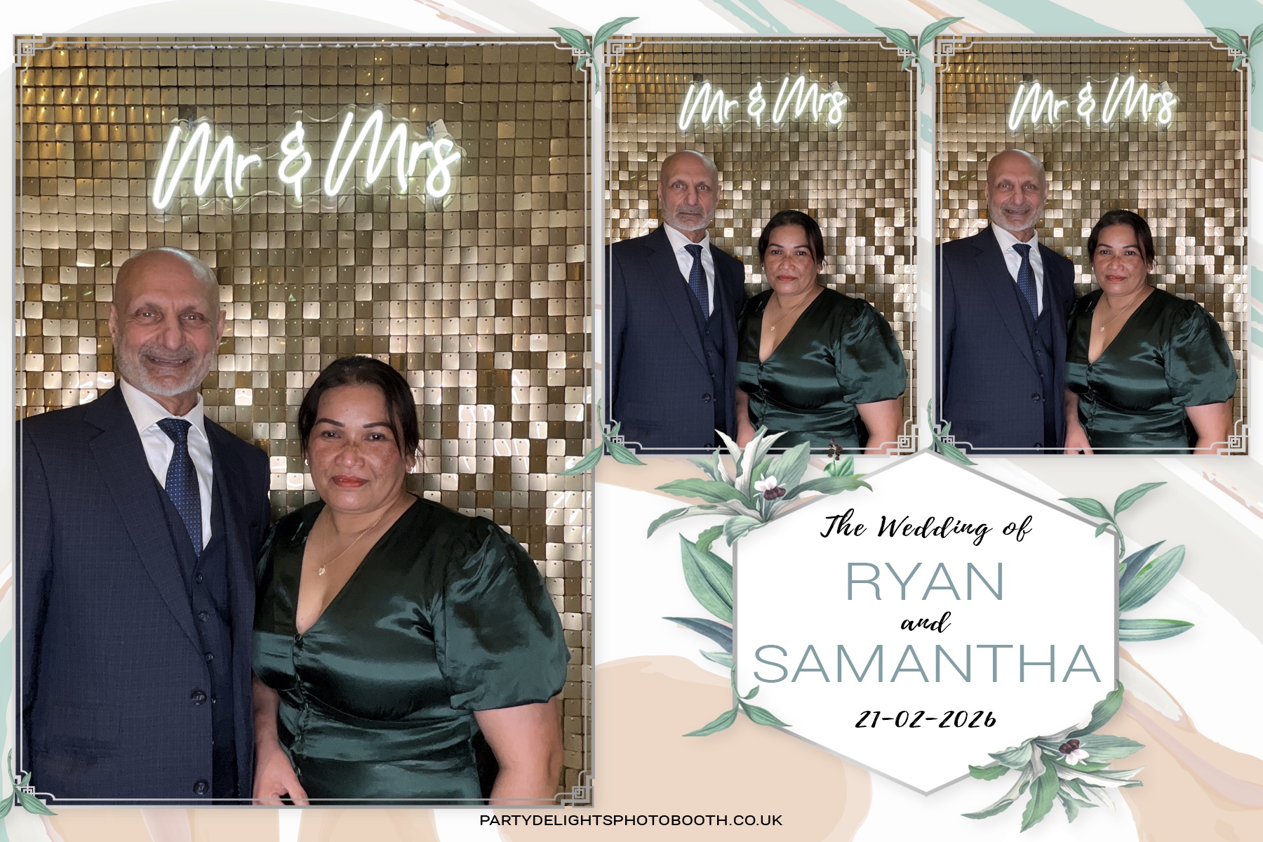 Samantha & Ryan Powar | View more photos from the event at gallery.partydelightsphotobooth.co.uk/u/PartyDelightsPhotoBooth/Samantha-Ryan-Powar