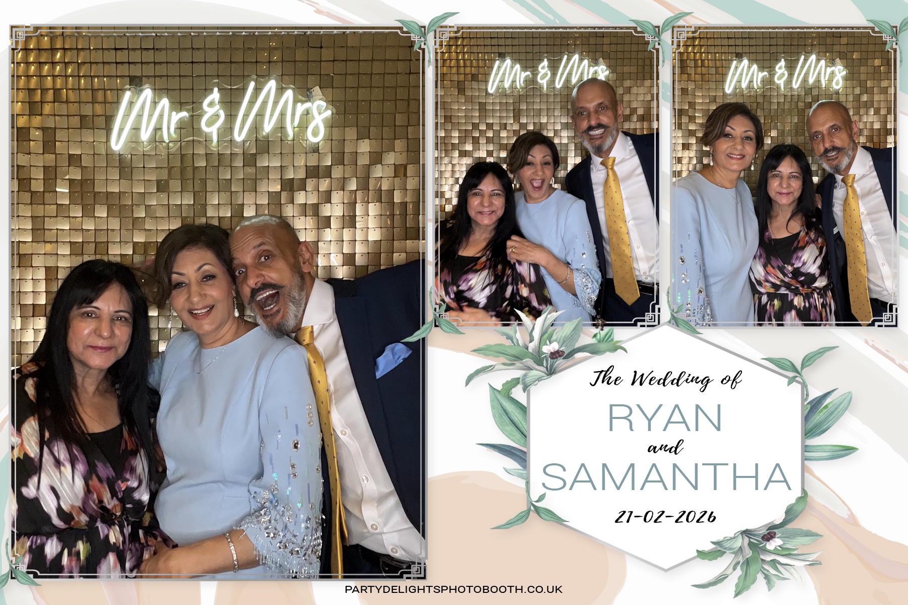 Samantha & Ryan Powar | View more photos from the event at gallery.partydelightsphotobooth.co.uk/u/PartyDelightsPhotoBooth/Samantha-Ryan-Powar