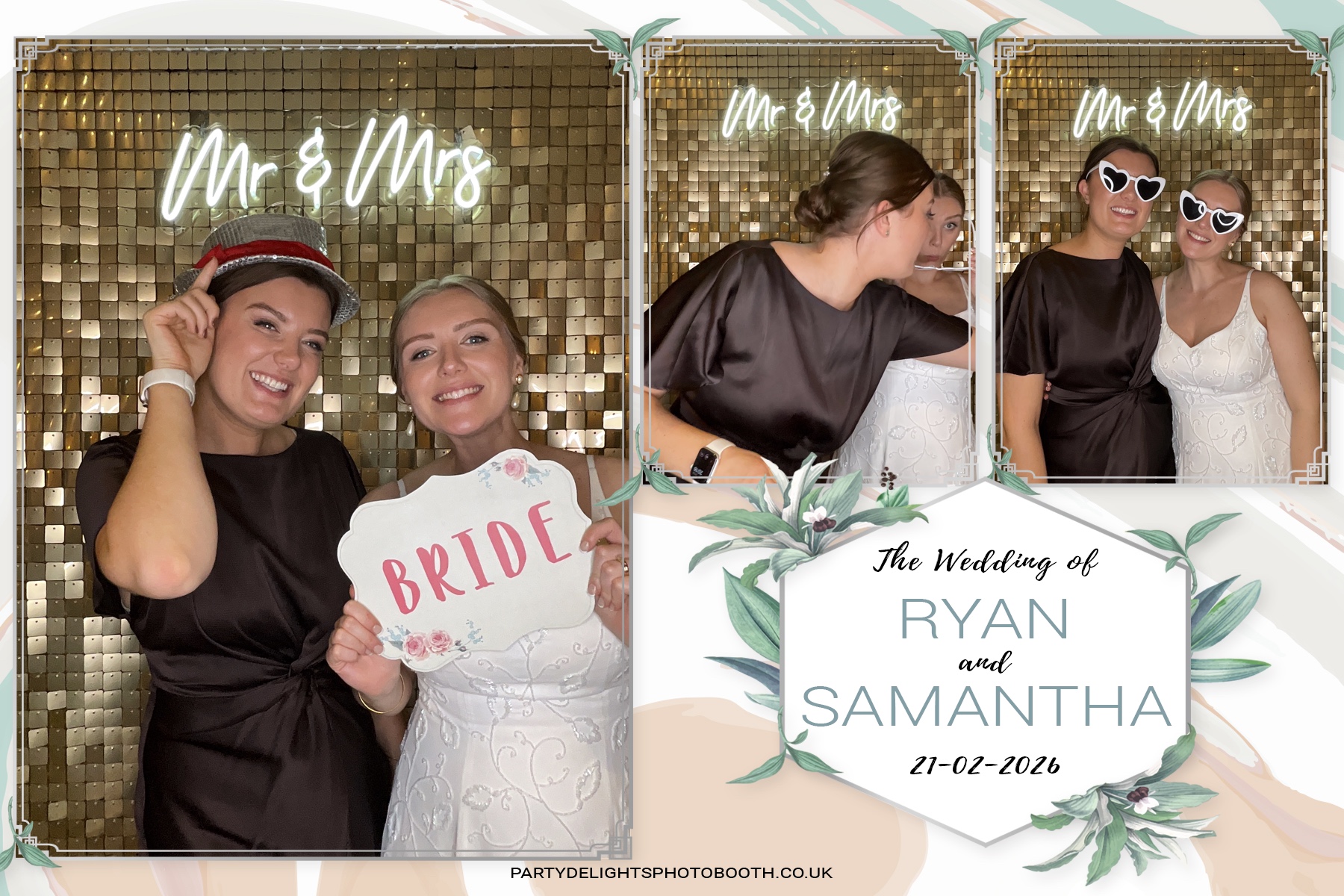 Samantha & Ryan Powar | View more photos from the event at gallery.partydelightsphotobooth.co.uk/u/PartyDelightsPhotoBooth/Samantha-Ryan-Powar