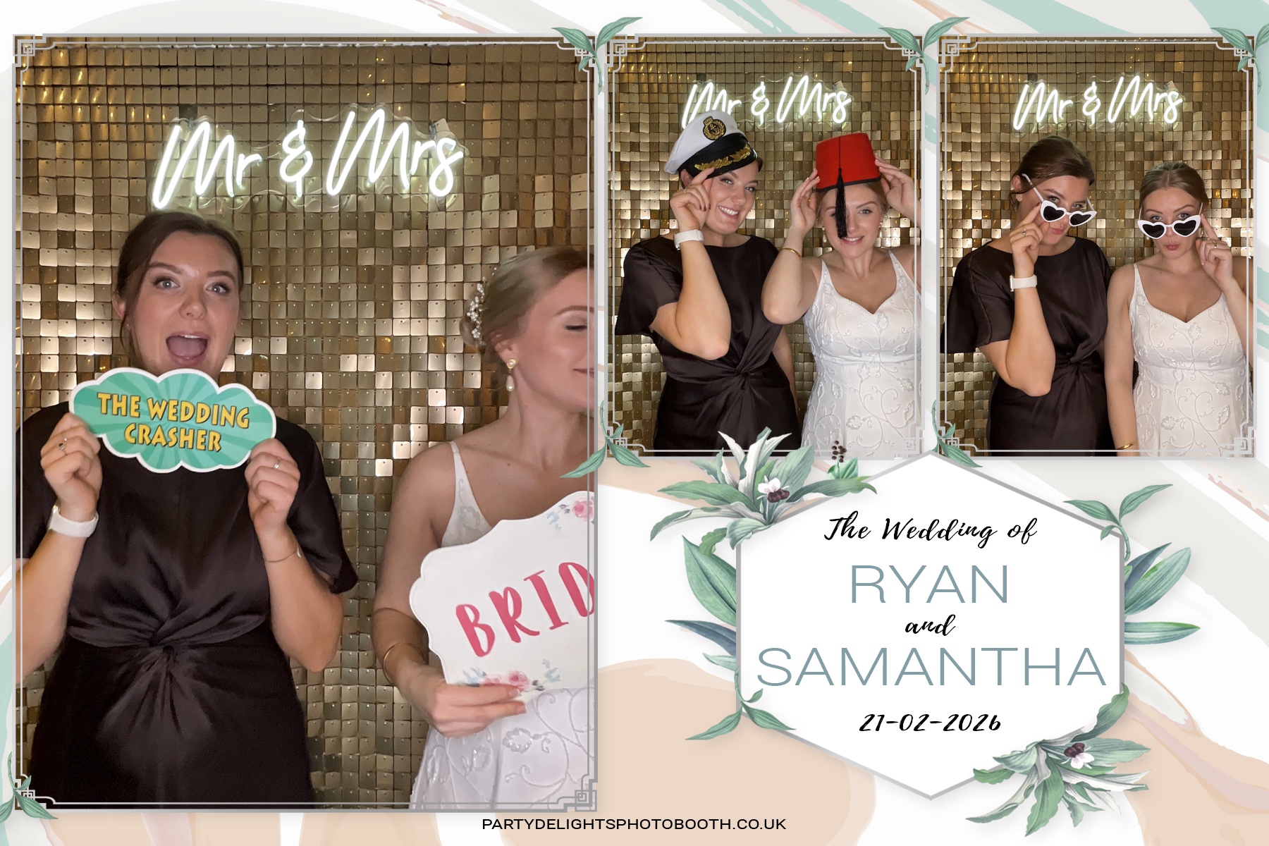 Samantha & Ryan Powar | View more photos from the event at gallery.partydelightsphotobooth.co.uk/u/PartyDelightsPhotoBooth/Samantha-Ryan-Powar