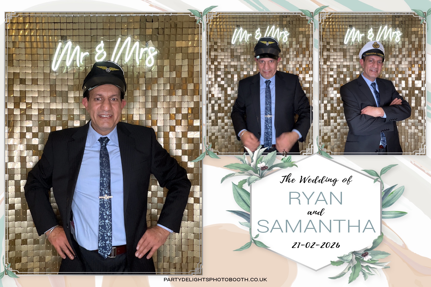 Samantha & Ryan Powar | View more photos from the event at gallery.partydelightsphotobooth.co.uk/u/PartyDelightsPhotoBooth/Samantha-Ryan-Powar