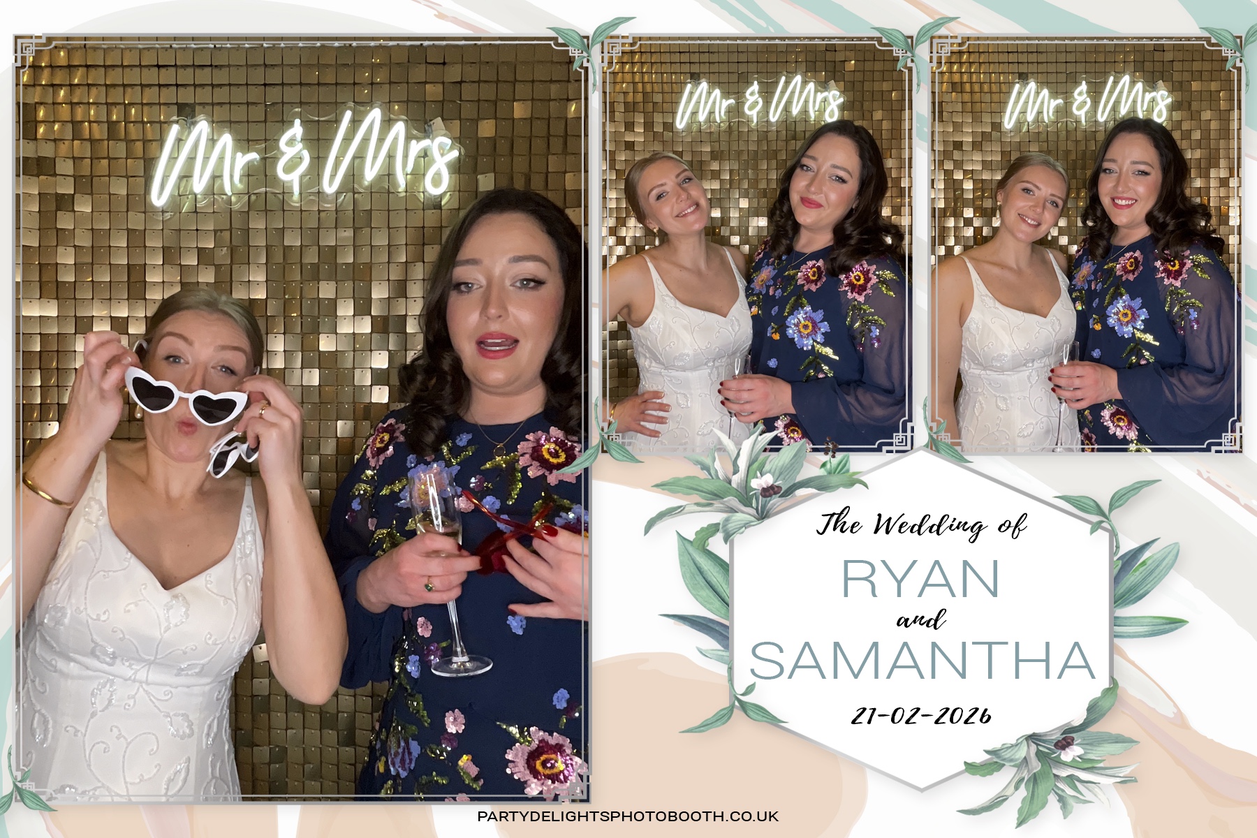 Samantha & Ryan Powar | View more photos from the event at gallery.partydelightsphotobooth.co.uk/u/PartyDelightsPhotoBooth/Samantha-Ryan-Powar