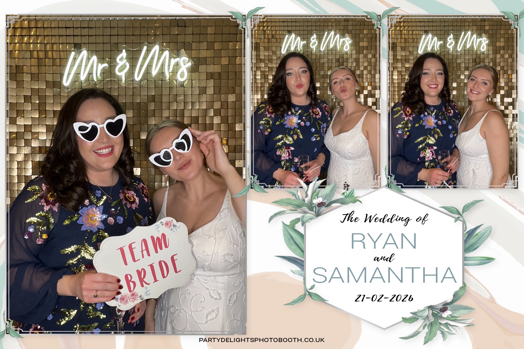 Samantha & Ryan Powar | View more photos from the event at gallery.partydelightsphotobooth.co.uk/u/PartyDelightsPhotoBooth/Samantha-Ryan-Powar