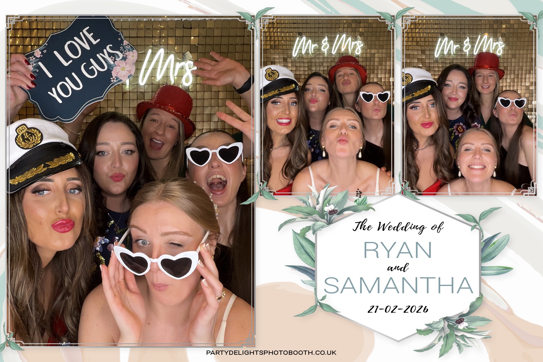 Samantha & Ryan Powar | View more photos from the event at gallery.partydelightsphotobooth.co.uk/u/PartyDelightsPhotoBooth/Samantha-Ryan-Powar