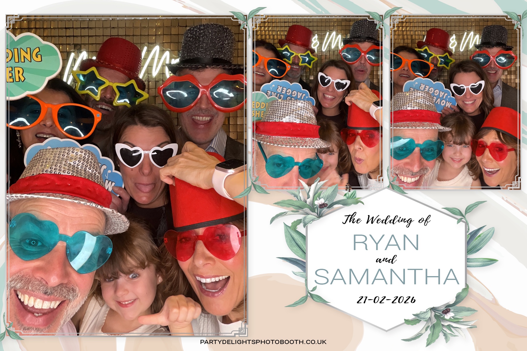 Samantha & Ryan Powar | View more photos from the event at gallery.partydelightsphotobooth.co.uk/u/PartyDelightsPhotoBooth/Samantha-Ryan-Powar