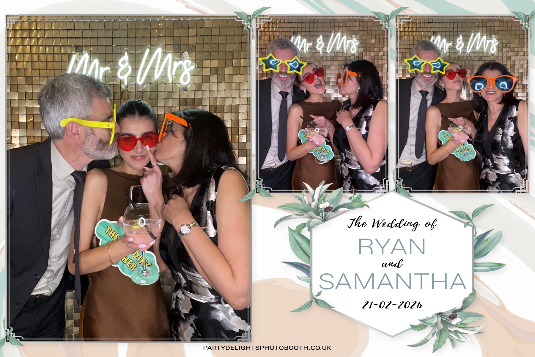 Samantha & Ryan Powar | View more photos from the event at gallery.partydelightsphotobooth.co.uk/u/PartyDelightsPhotoBooth/Samantha-Ryan-Powar