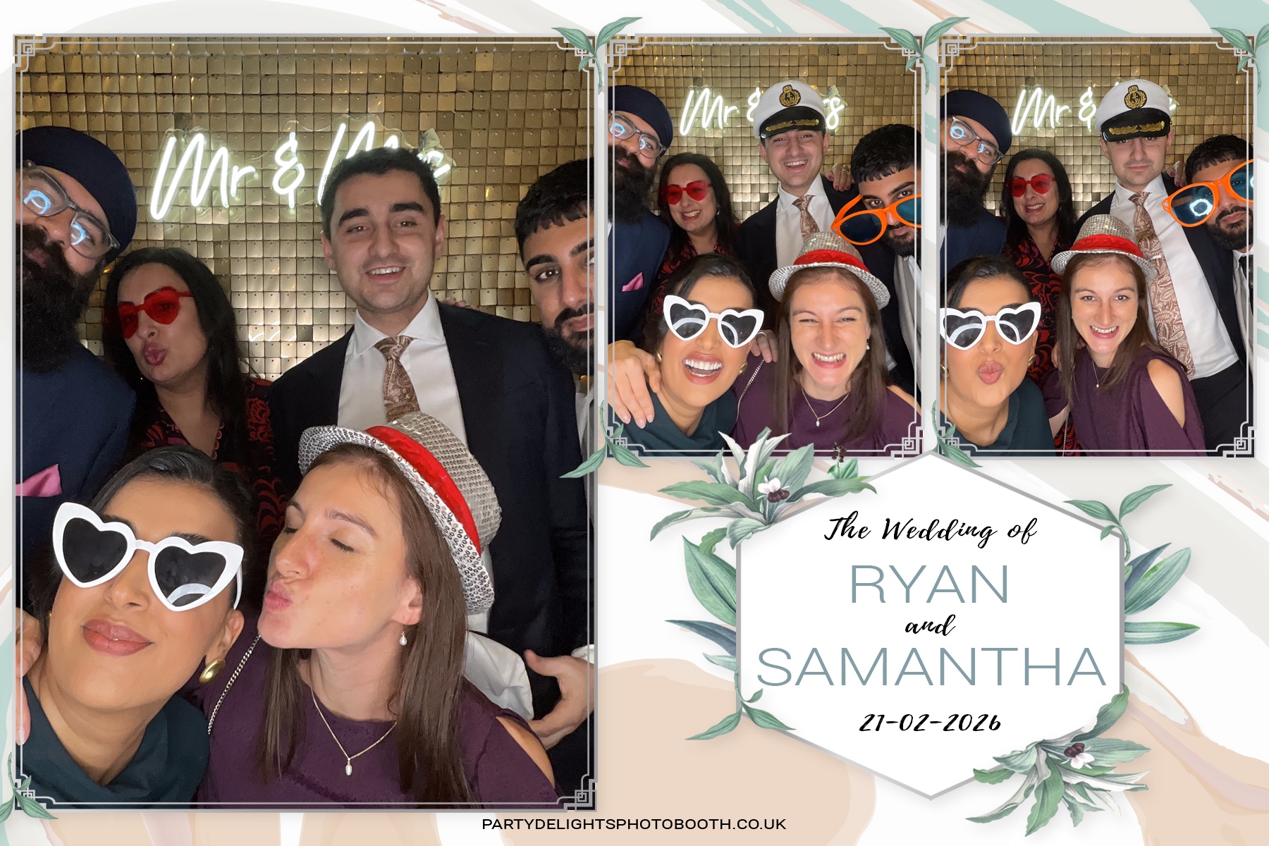 Samantha & Ryan Powar | View more photos from the event at gallery.partydelightsphotobooth.co.uk/u/PartyDelightsPhotoBooth/Samantha-Ryan-Powar