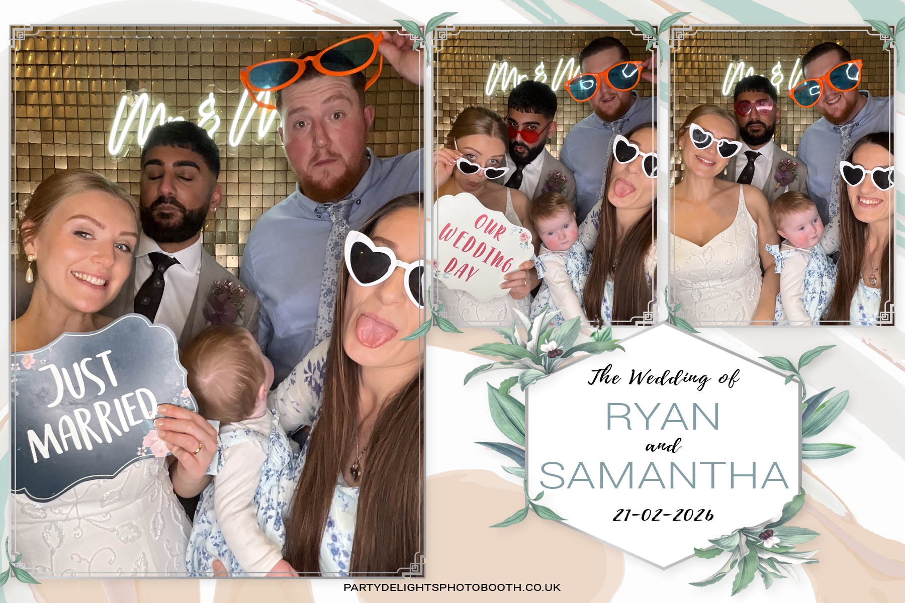 Samantha & Ryan Powar | View more photos from the event at gallery.partydelightsphotobooth.co.uk/u/PartyDelightsPhotoBooth/Samantha-Ryan-Powar