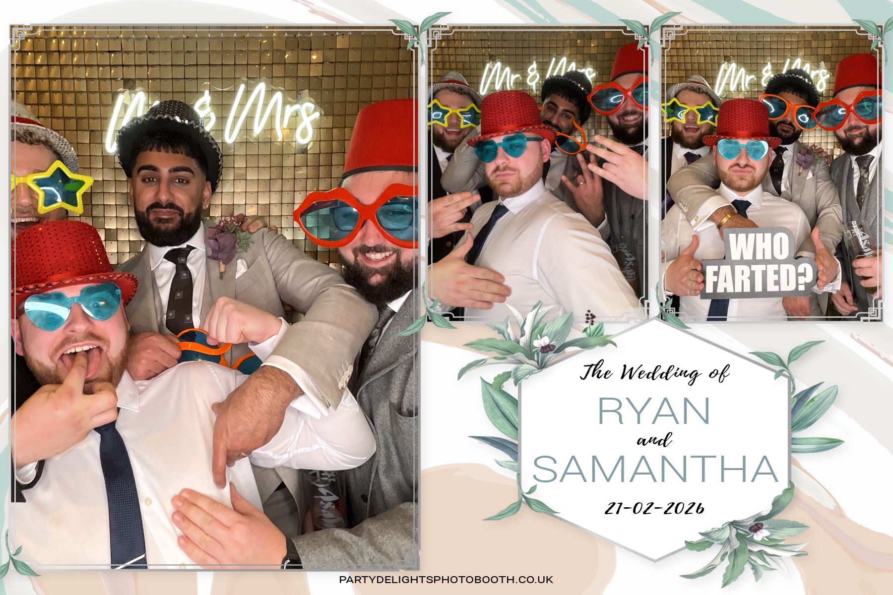 Samantha & Ryan Powar | View more photos from the event at gallery.partydelightsphotobooth.co.uk/u/PartyDelightsPhotoBooth/Samantha-Ryan-Powar