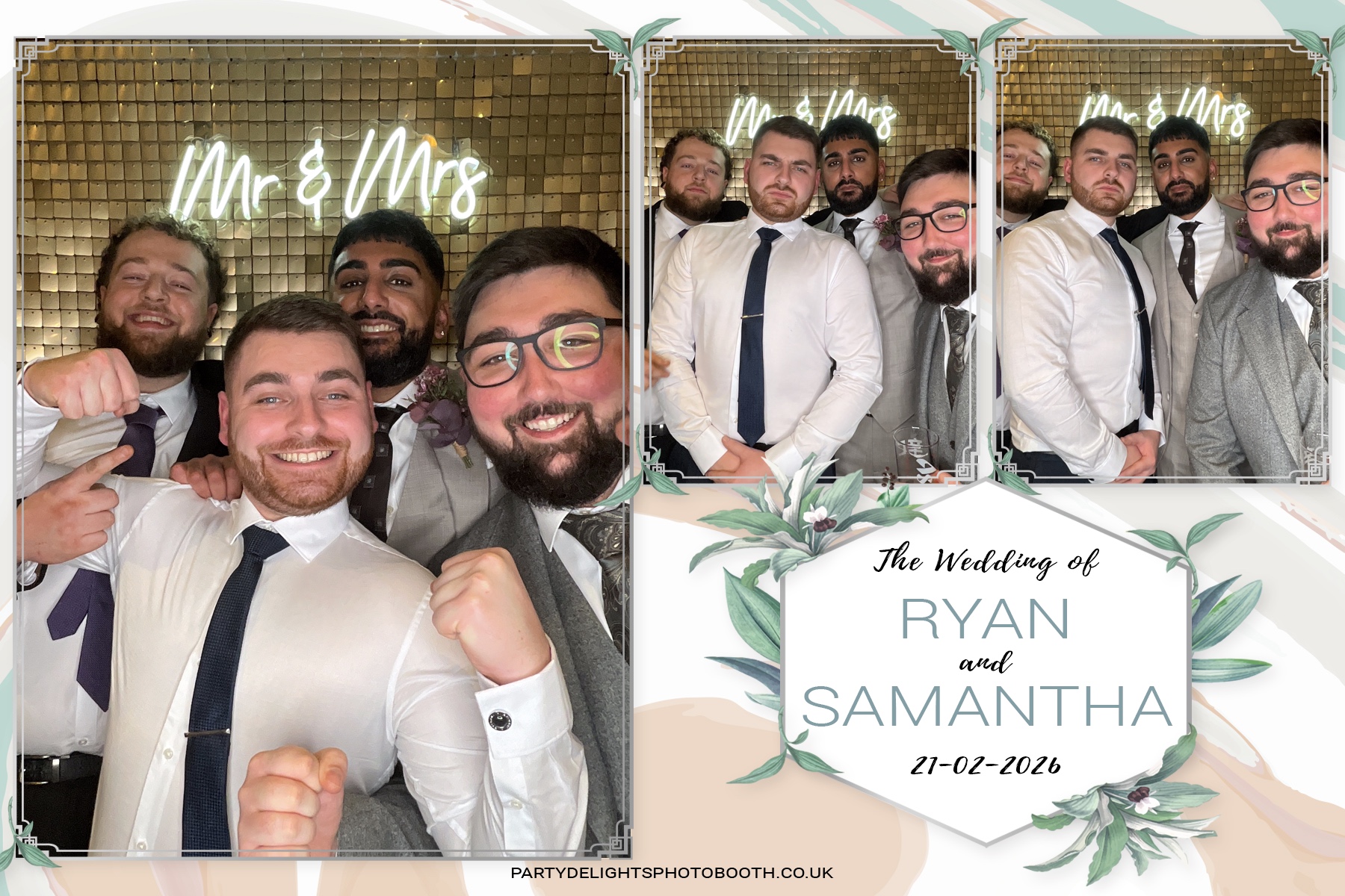 Samantha & Ryan Powar | View more photos from the event at gallery.partydelightsphotobooth.co.uk/u/PartyDelightsPhotoBooth/Samantha-Ryan-Powar