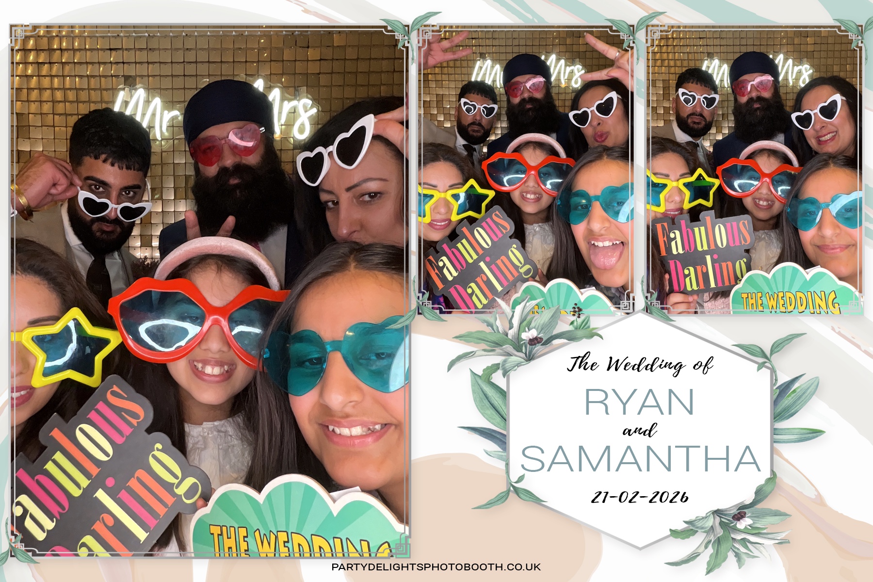 Samantha & Ryan Powar | View more photos from the event at gallery.partydelightsphotobooth.co.uk/u/PartyDelightsPhotoBooth/Samantha-Ryan-Powar