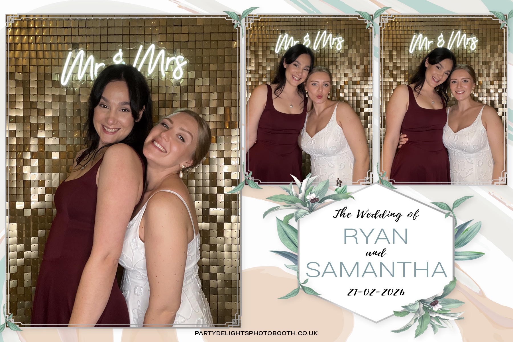 Samantha & Ryan Powar | View more photos from the event at gallery.partydelightsphotobooth.co.uk/u/PartyDelightsPhotoBooth/Samantha-Ryan-Powar