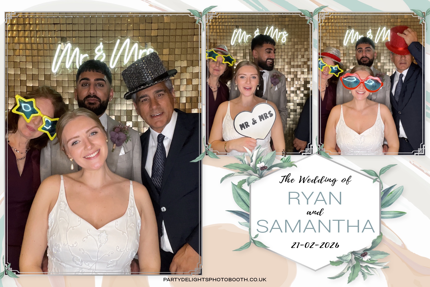 Samantha & Ryan Powar | View more photos from the event at gallery.partydelightsphotobooth.co.uk/u/PartyDelightsPhotoBooth/Samantha-Ryan-Powar